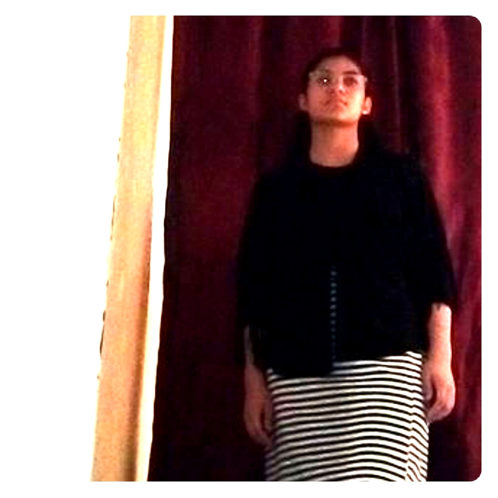 Black cardigan